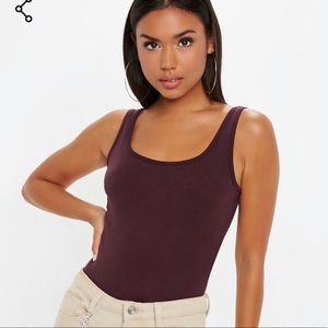 NEW! Missguided Square Neck Bodysuit